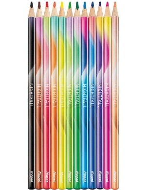 Maped Nightfall Colouring Pencils 12pk